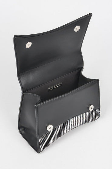 Women's Handbag Rhinestone Top Handle Bag - GRAMERCY ® New York-4