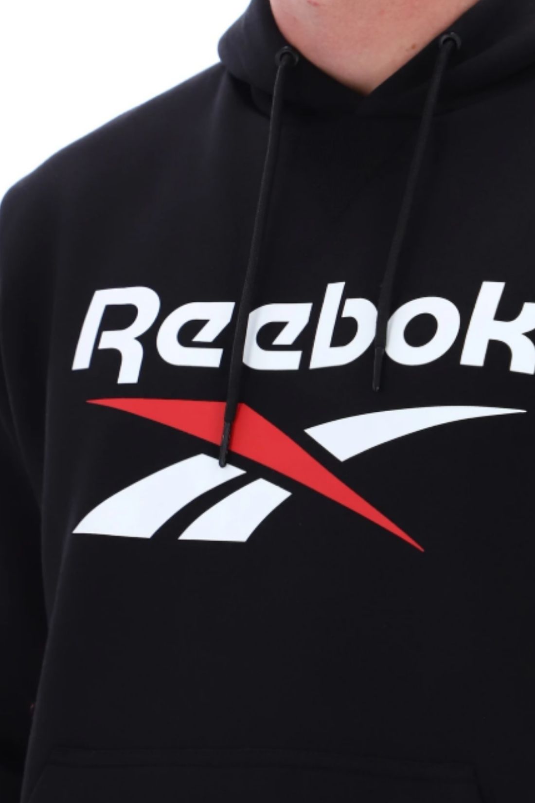 REEBOK - Men's 2-Color Logo fleece hoodie