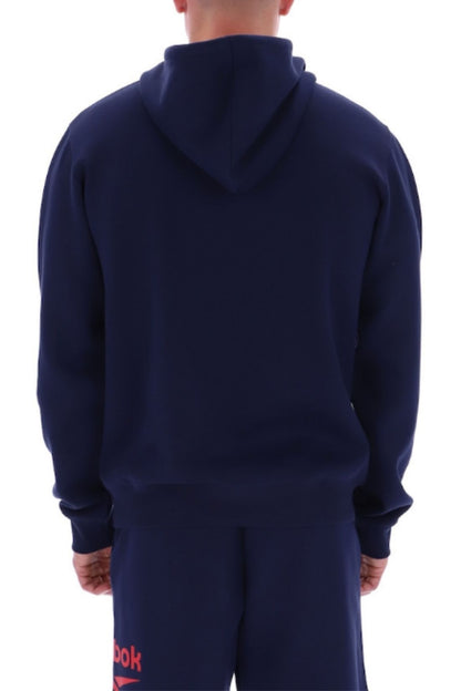 REEBOK - Men's 2-Color Logo fleece hoodie