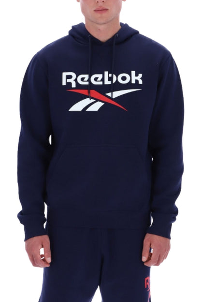 REEBOK - Men's 2-Color Logo fleece hoodie