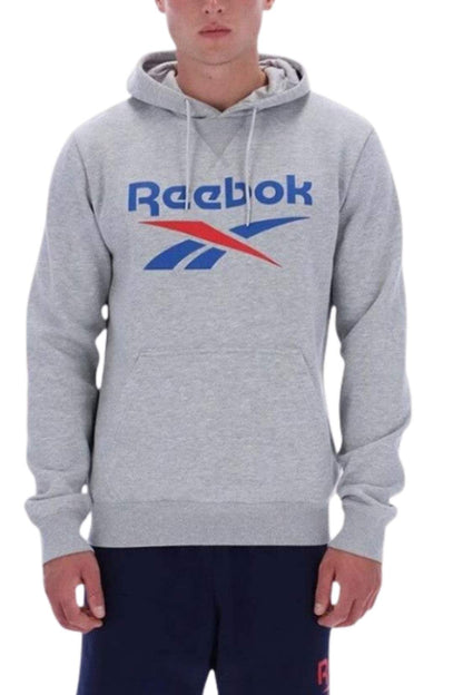 REEBOK - Men's 2-Color Logo fleece hoodie