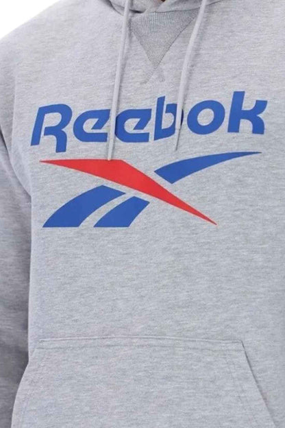 REEBOK - Men's 2-Color Logo fleece hoodie
