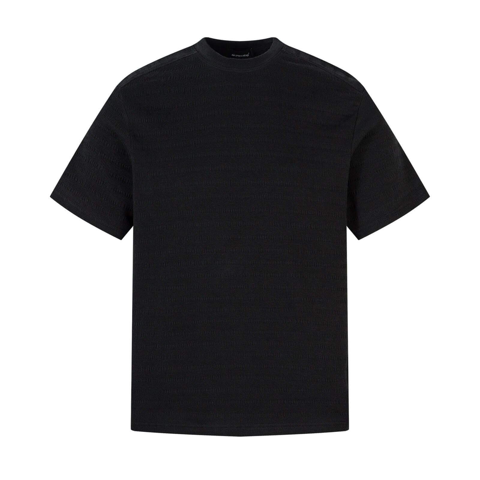 Silk Avant-Garde Tee Luxury Streetwear Black Designer High-End Urban Fashion-0