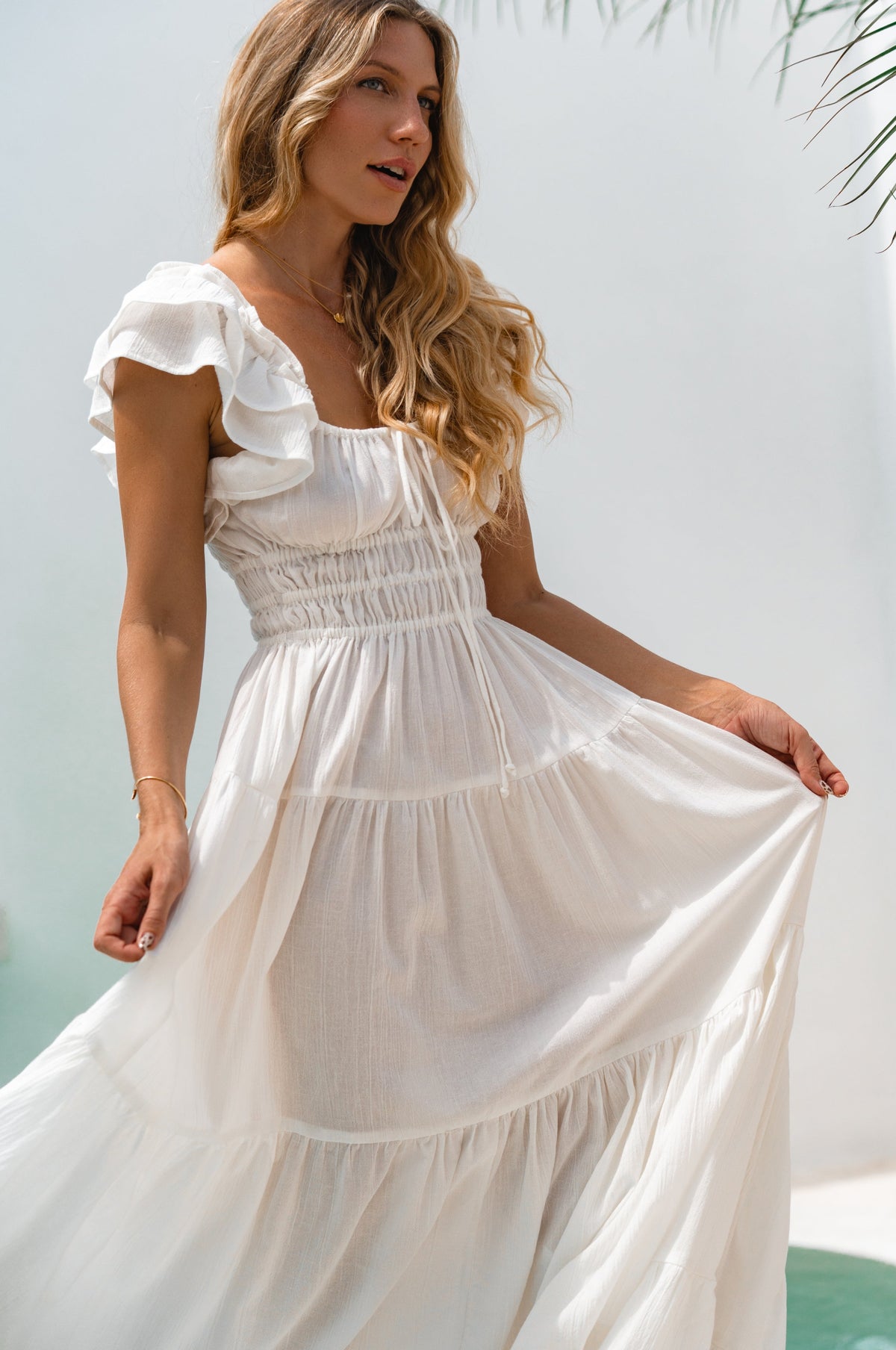Aura Ruffled Maxi Dress-1