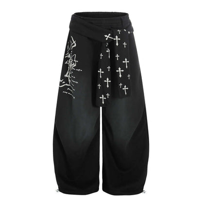 Thermal Dynamic Pants by Grozavu Luxury Streetwear Warm Charcoal Trousers-0