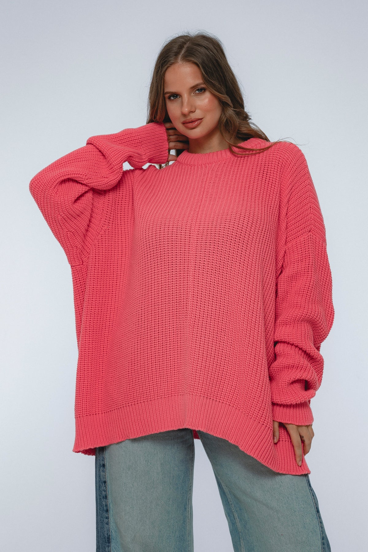 Cloud Nine Long Sleeve Cotton Sweater-5