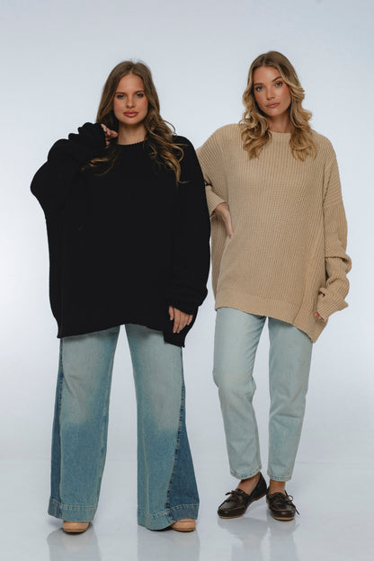 Cloud Nine Long Sleeve Cotton Sweater-3