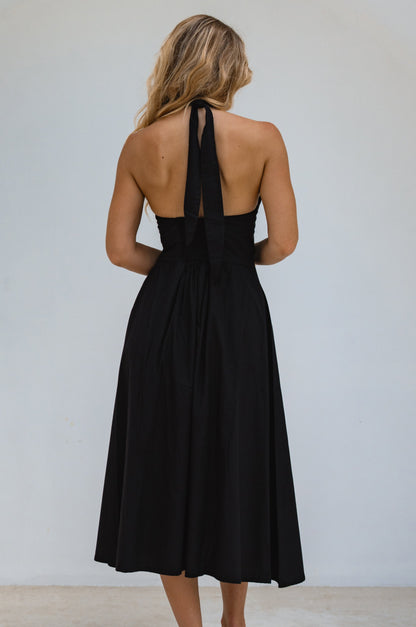 Costa Del Sol Halterneck Cotton Dress (Sale)-2