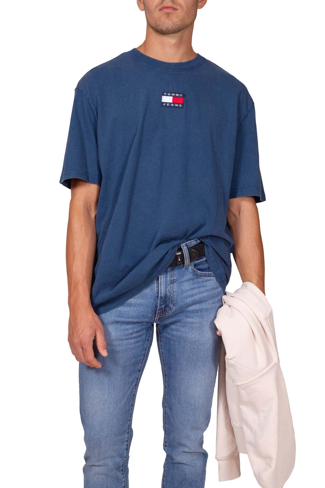 TOMMY JEANS - Men's relaxed T-shirt with a washed effect