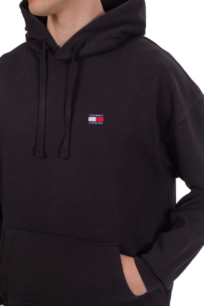 TOMMY JEANS - Men's relaxed hoodie with logo patch