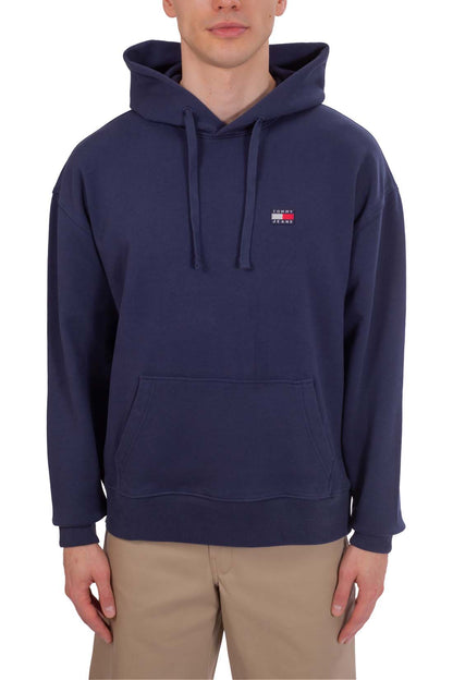 TOMMY JEANS - Men's relaxed hoodie with logo patch