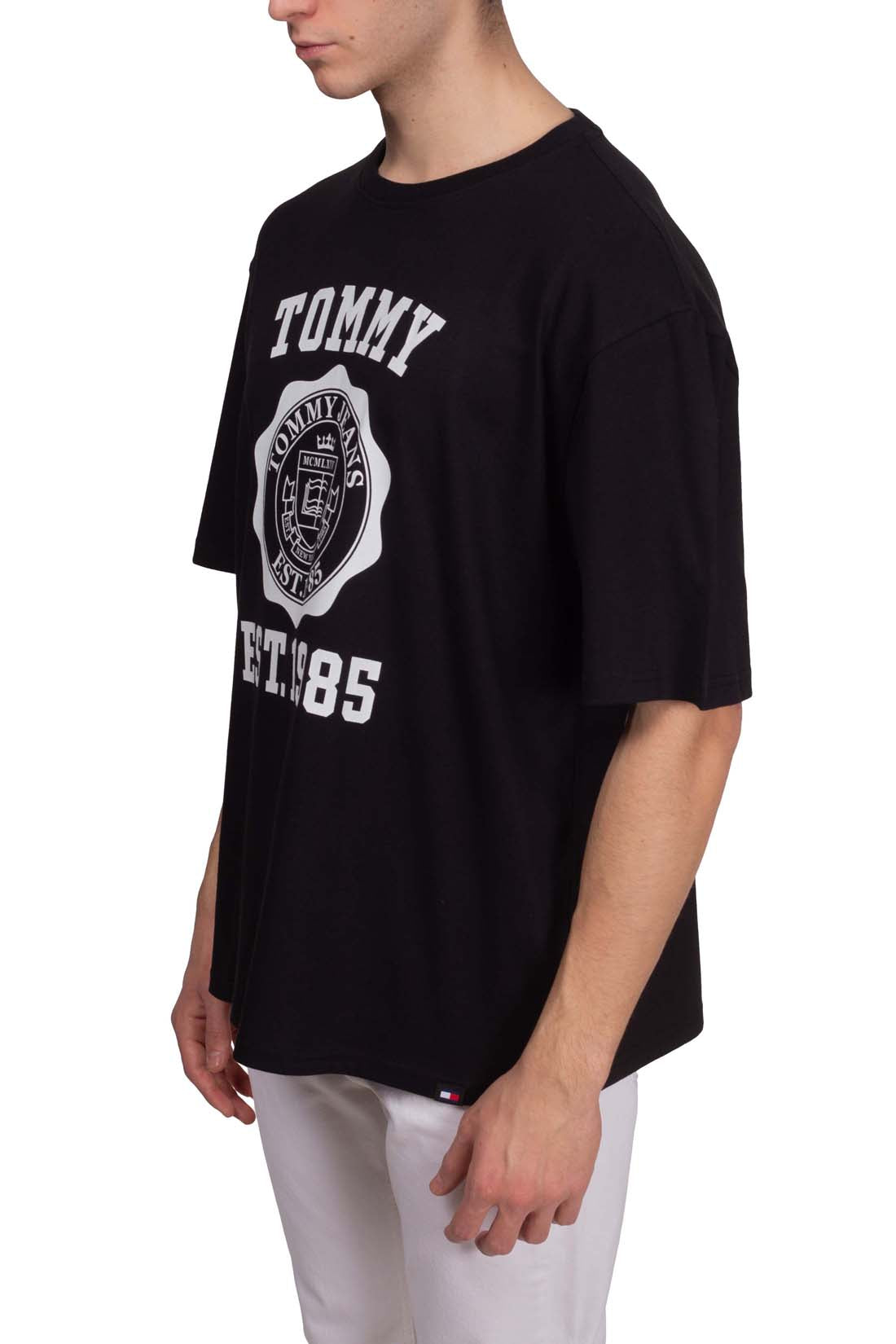 TOMMY JEANS – Herren Oversized T-Shirt mit Varsity Logo