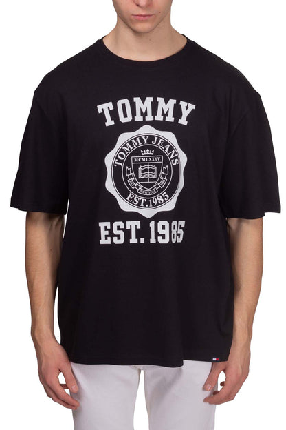 TOMMY JEANS – Herren Oversized T-Shirt mit Varsity Logo
