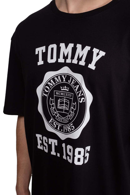 TOMMY JEANS – Herren Oversized T-Shirt mit Varsity Logo