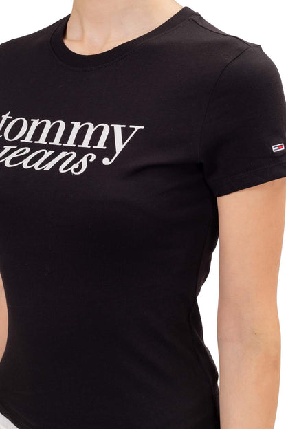 TOMMY JEANS - Women's slim T-shirt with logo print