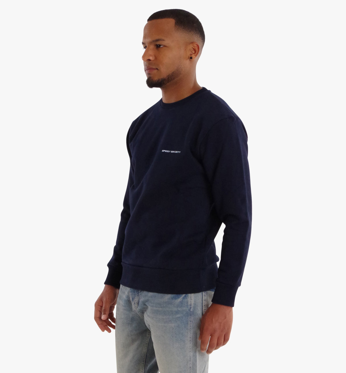 Crewneck Basic Dark Blue for Men´s