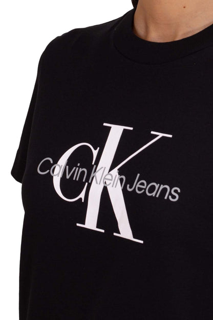 CALVIN KLEIN JEANS - Women's regular T-shirt with monogram