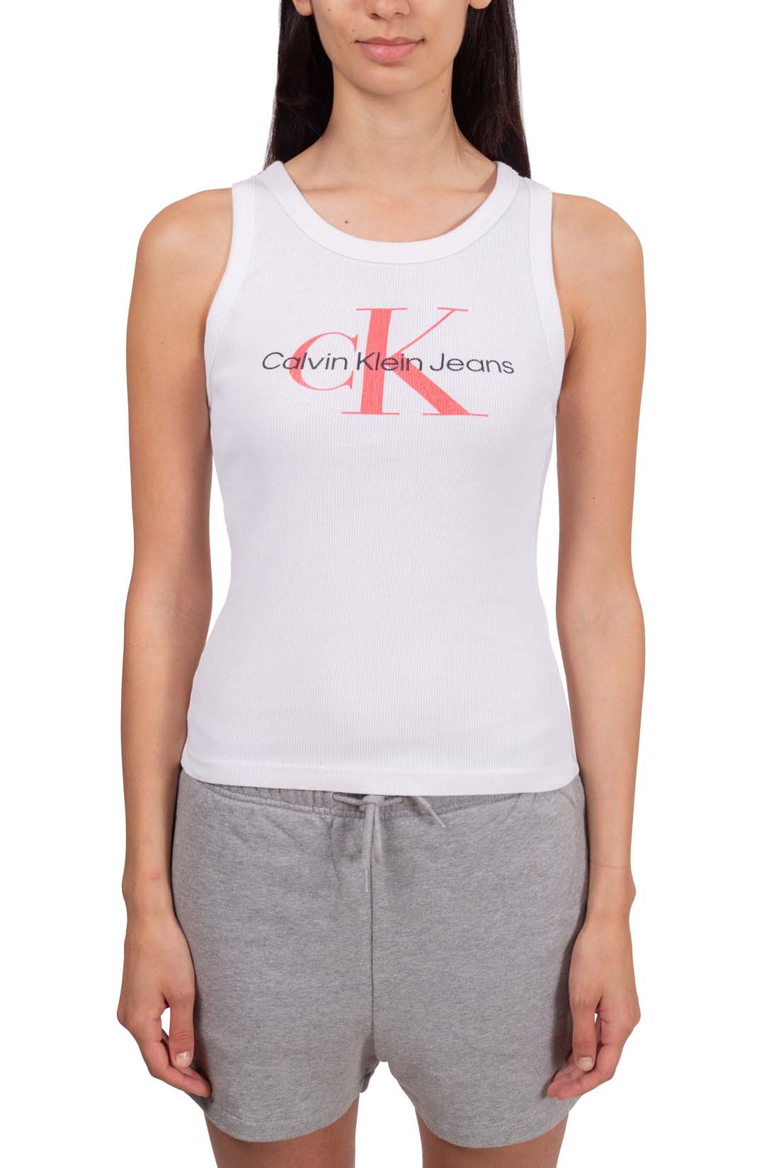 CALVIN KLEIN JEANS - Women's slim ribbed tank top
