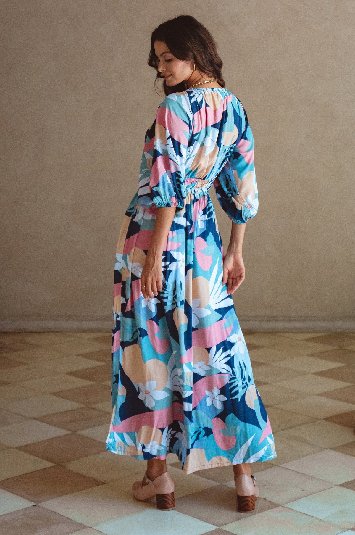 Kezas Rayon Maxi Dress-4