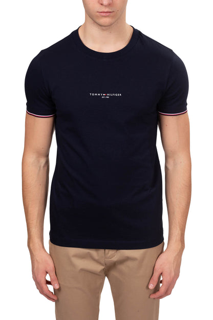 TOMMY HILFIGER – Slim-Fit Herren-T-Shirt mit Signature-Details