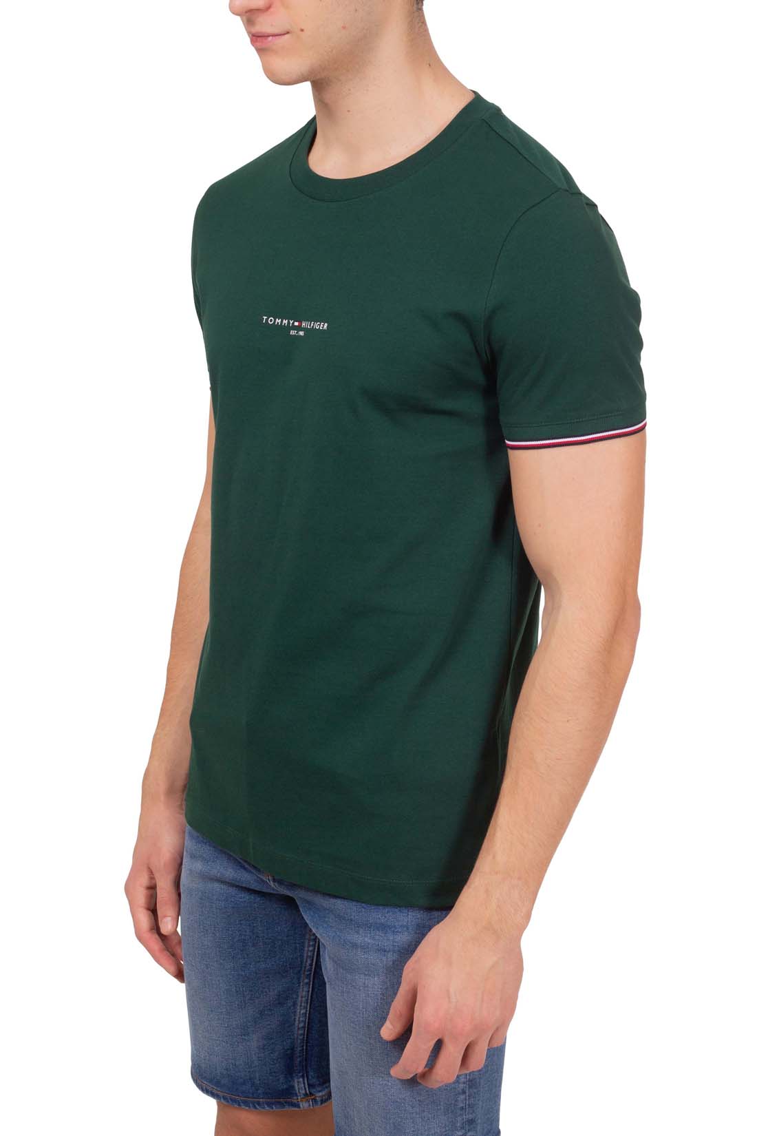 TOMMY HILFIGER – Slim-Fit Herren-T-Shirt mit Signature-Details