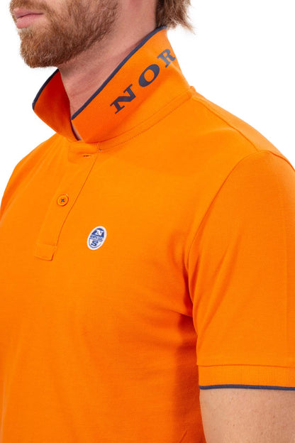 NORTH SAILS - Men's regular polo shirt with contrasting details