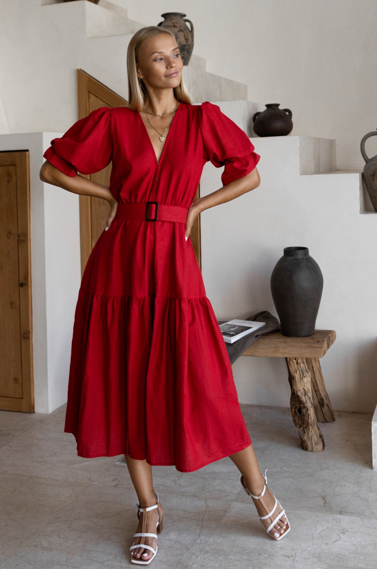 Peony Midi Dress (Sale)-1
