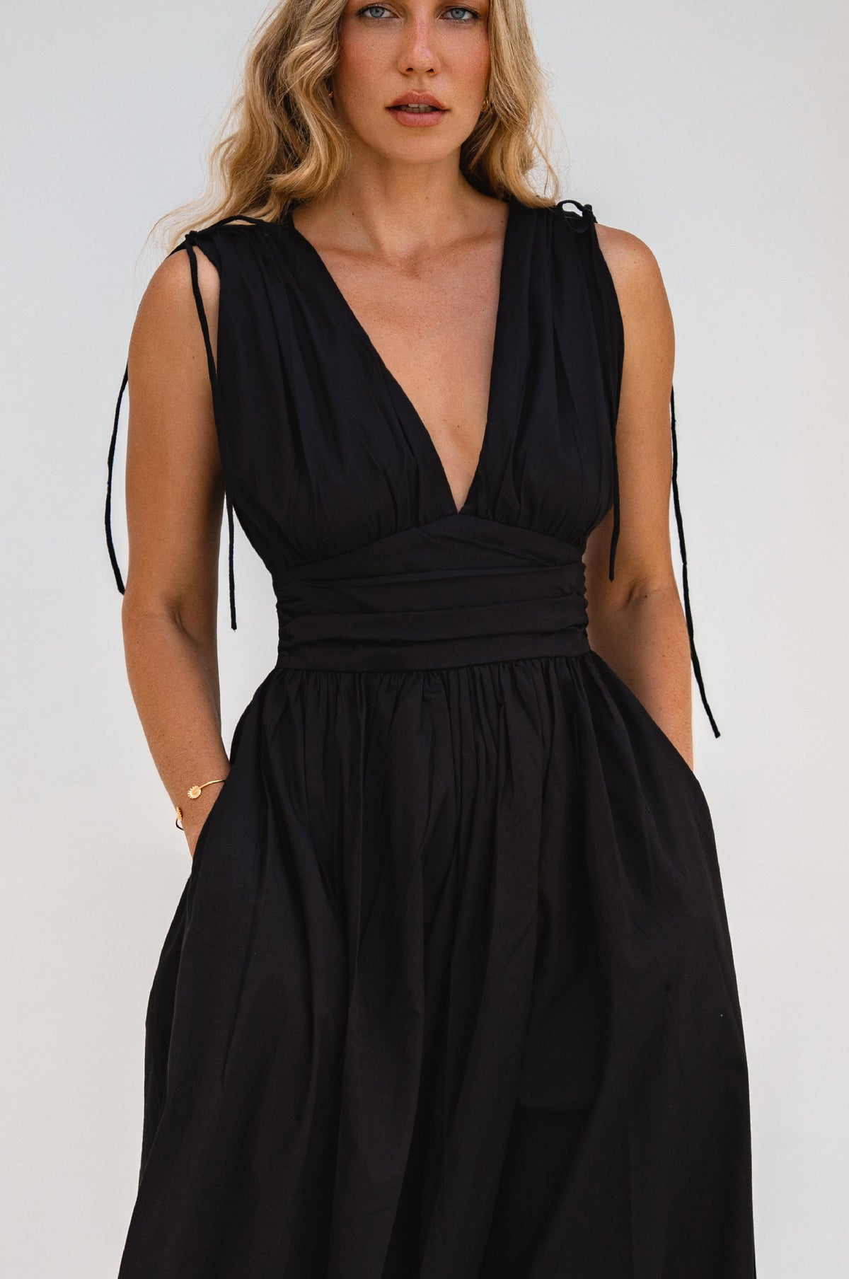 Rafina Goddess Cotton Maxi Dress-2