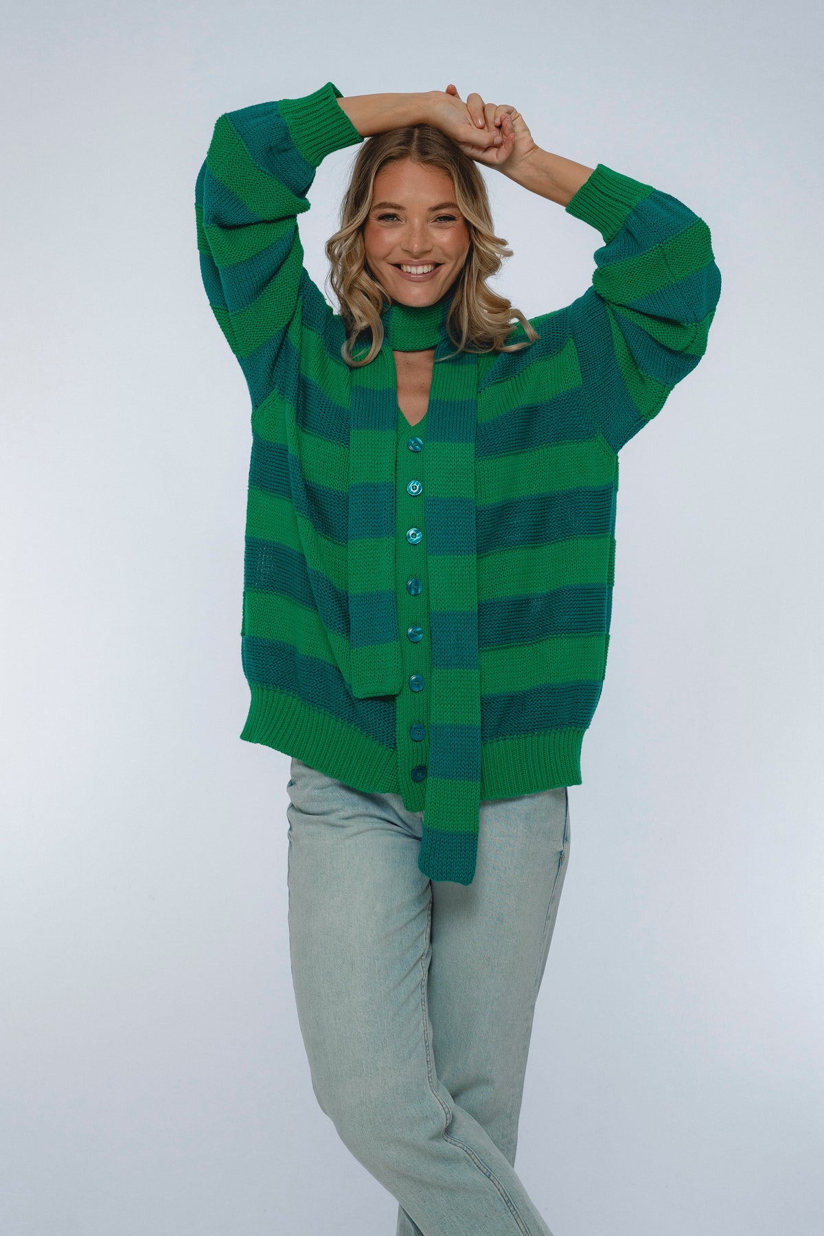 Soft Wind Oversized Button Down Cardigan-5
