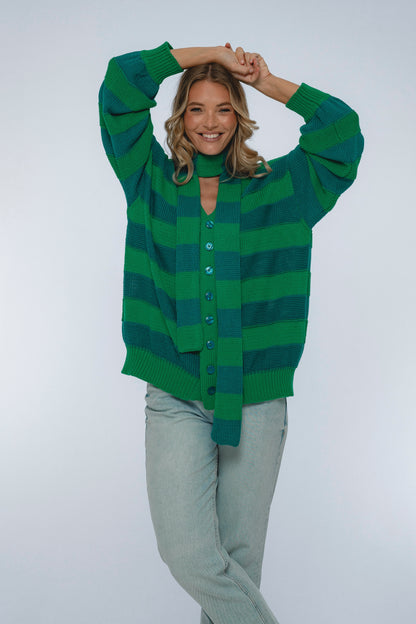 Soft Wind Oversized Button Down Cardigan-5