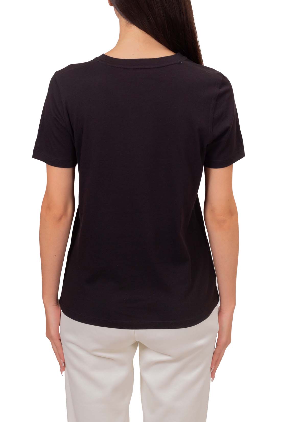 TOMMY HILFIGER - Damen T-Shirt mit Logo, reguläre Passform