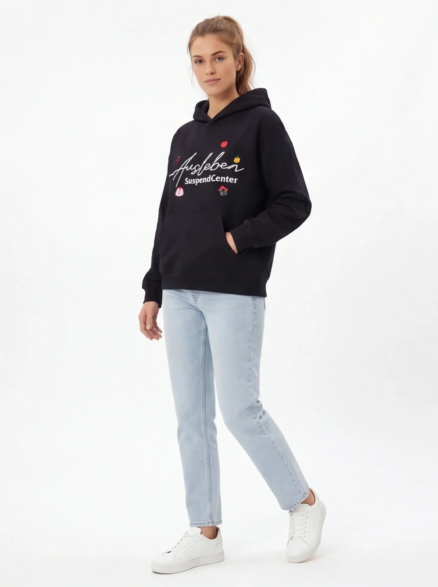 Luxury Sculpted Hoodie Women Tailored Fit Premium Urban Streetwear-4