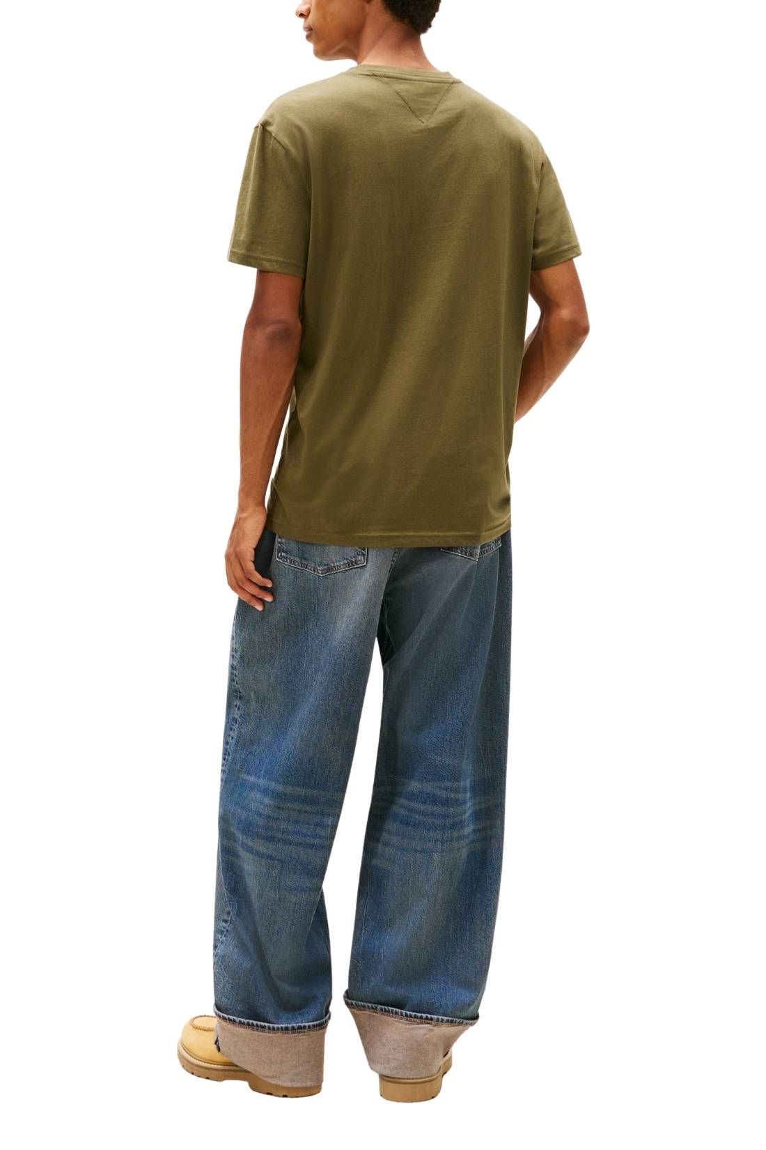 TOMMY JEANS – Herren-T-Shirt mit linearem Logo