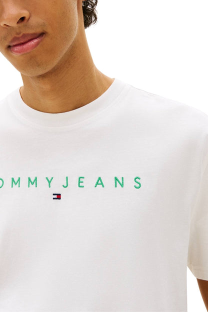 TOMMY JEANS – Herren-T-Shirt mit linearem Logo