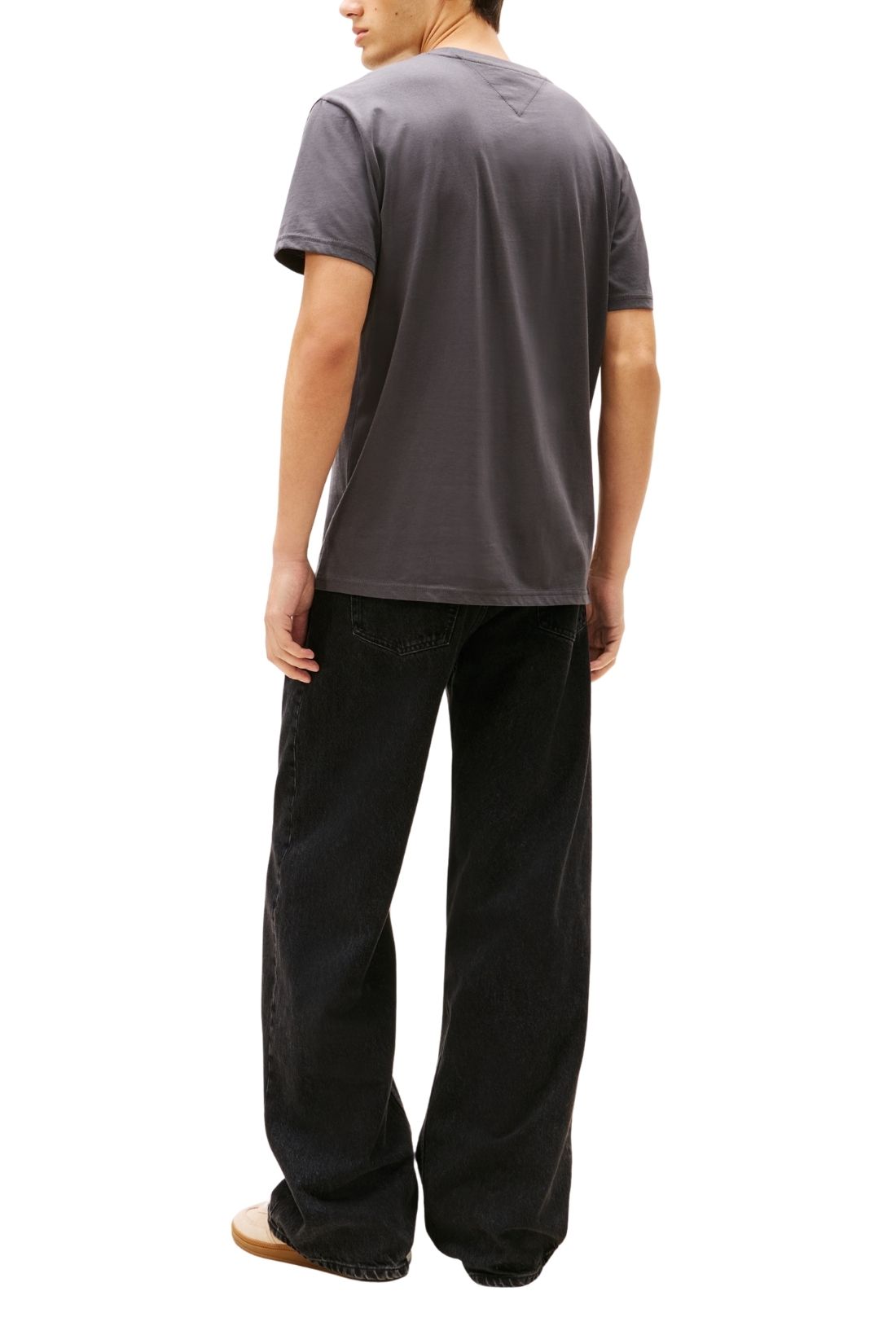 TOMMY JEANS – Herren-T-Shirt mit linearem Logo