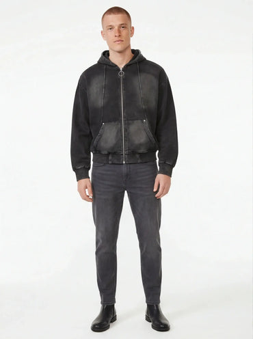Thermal Elevated Crewneck Hoodie Luxury Insulated Streetwear for Men-1