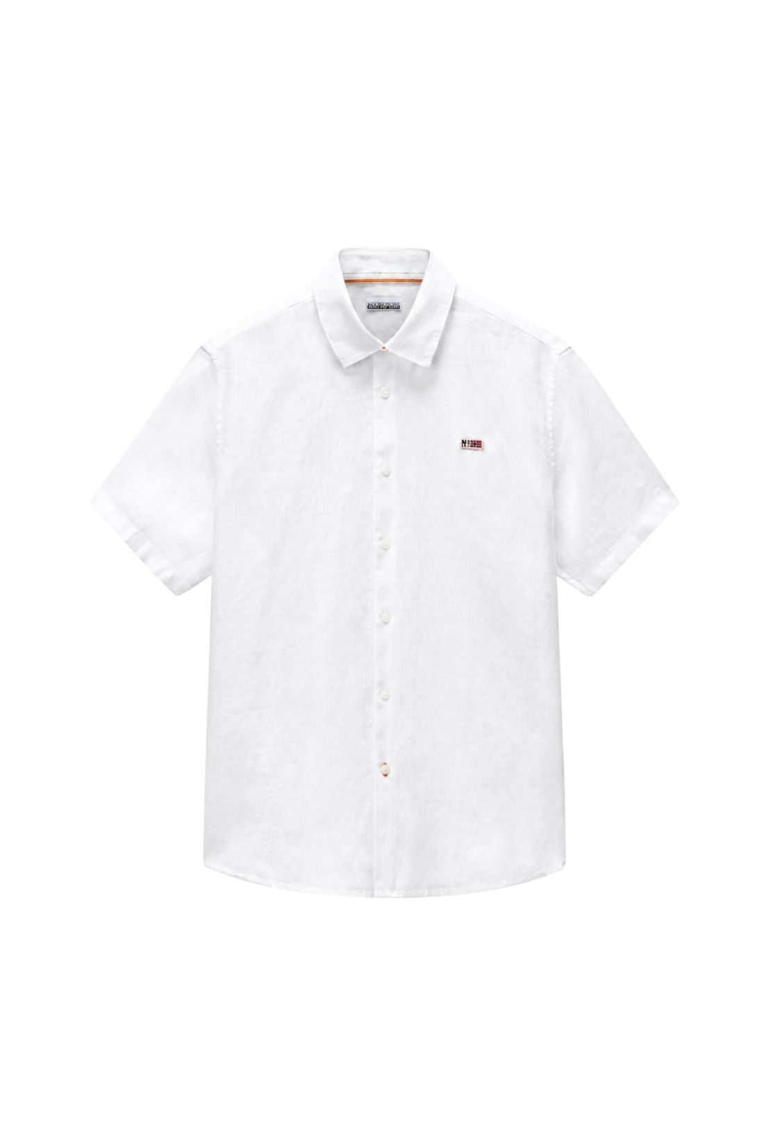 NAPAPIJRI - Men's Gilbert Short-Sleeve Linen Shirt