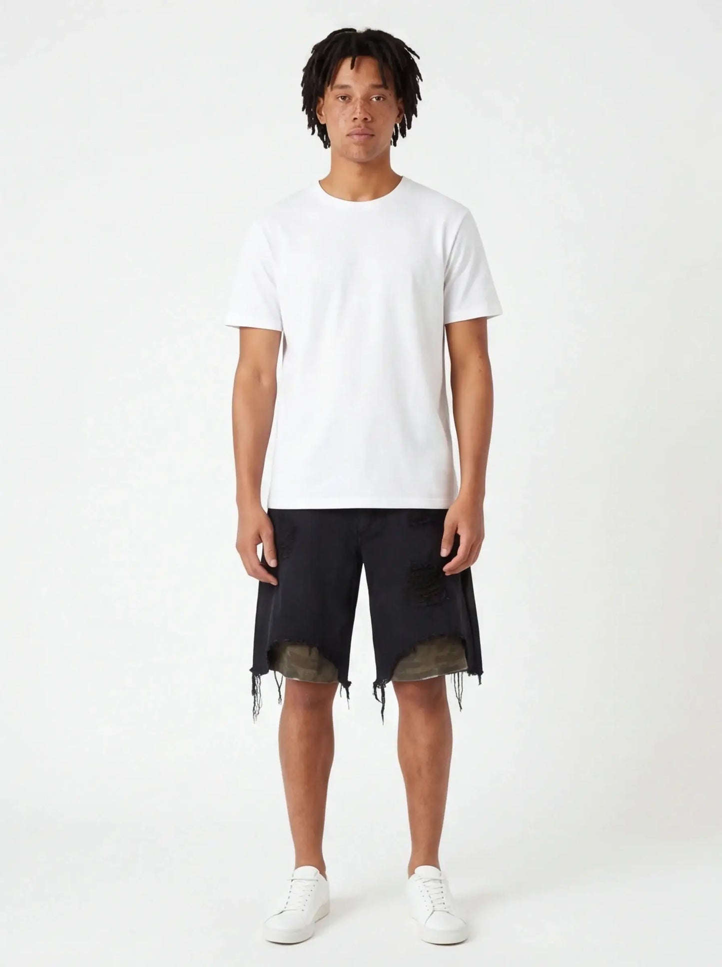 Combed Sleek Shorts Men Premium Cotton Luxury Streetwear Tailored Fit-1