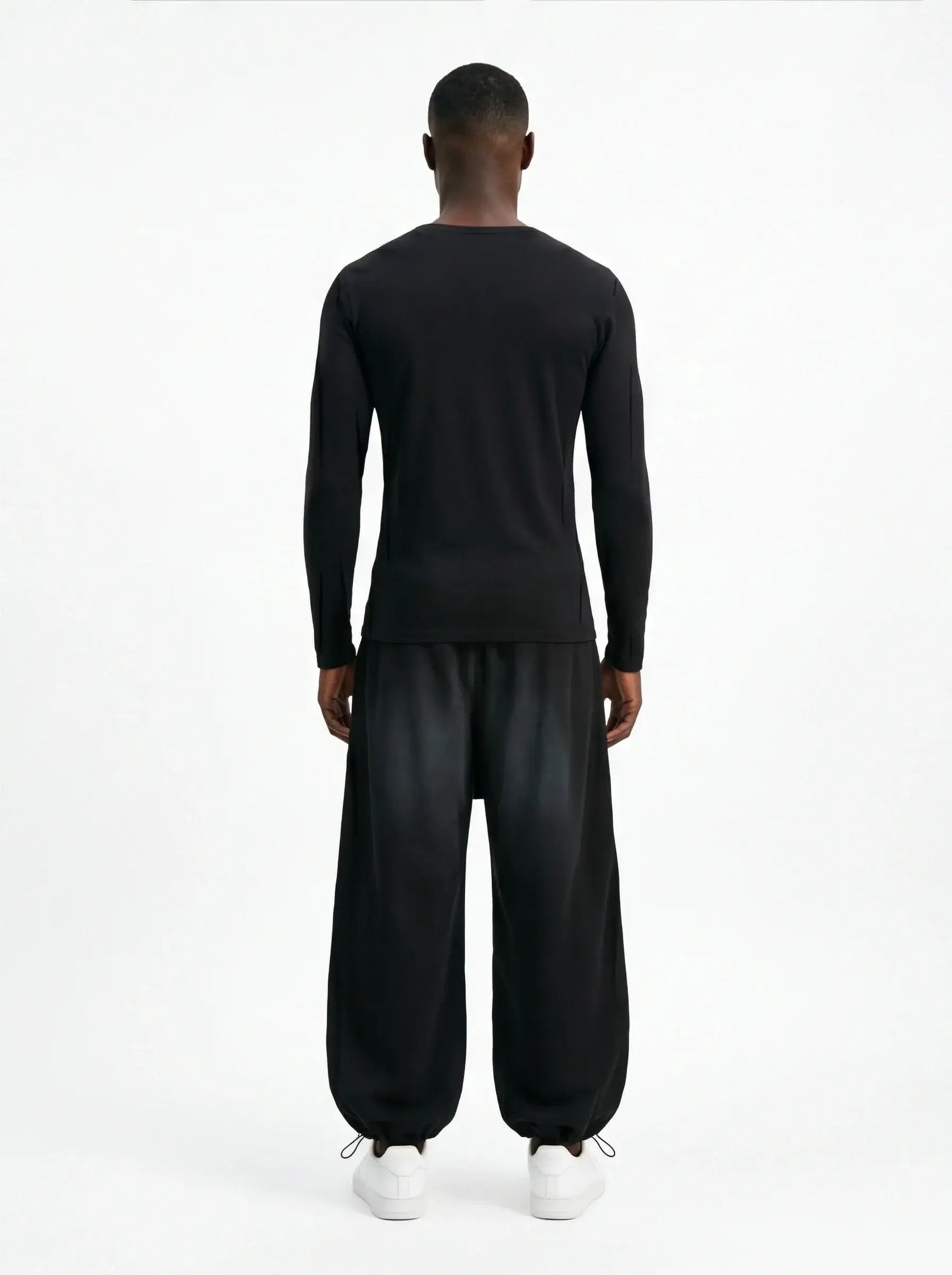 Thermal Dynamic Pants by Grozavu Luxury Streetwear Warm Charcoal Trousers-4