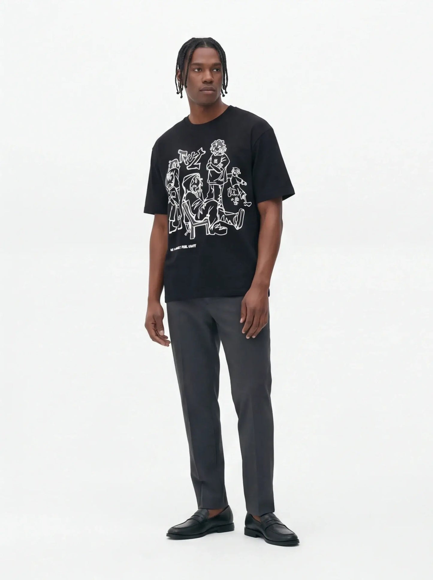 Combed Flawless Tee Luxury Streetwear Tailored Fit Premium Cotton T-Shirt-3