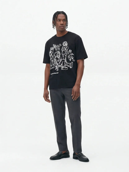 Combed Flawless Tee Luxury Streetwear Tailored Fit Premium Cotton T-Shirt-3