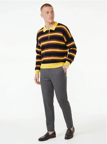 Fine Pre-Washed Sweatshirt Luxury Streetwear Tailored Fit Premium Men Top-4