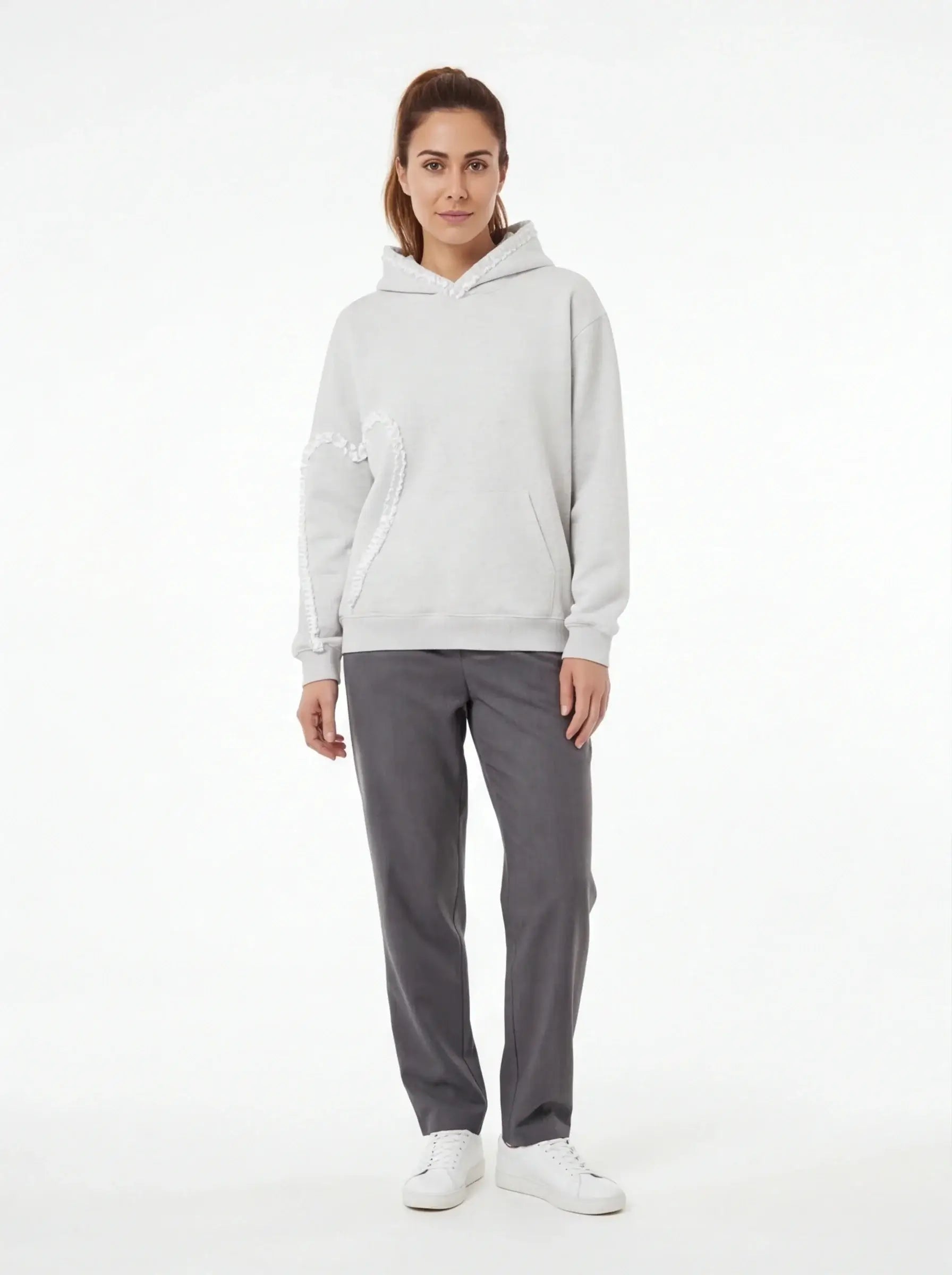 Organic Signature Hoodie Luxury Women’s Streetwear Made in Spain-3