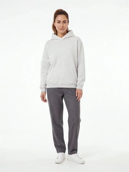 Organic Signature Hoodie Luxury Women’s Streetwear Made in Spain-3